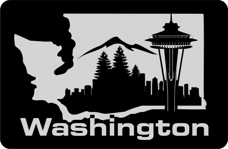 Washington State - Trailer Hitch Cover